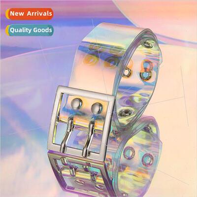 New double exhaust eye transparent illusion PVC double needl