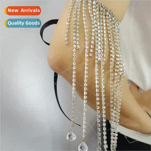 MW3039 Europe Bracelet Large Gemstone Crystal Pendant Long S