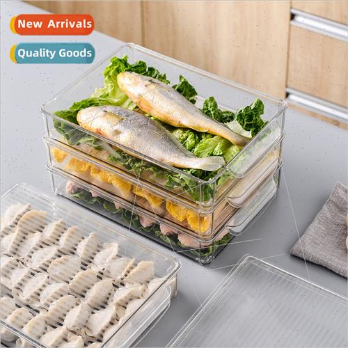 Kchen Storage Boxes Home Use Fridge Drawer Crisper Transpare