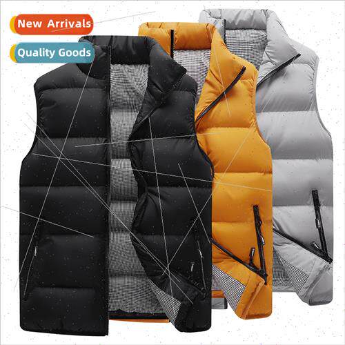 M-8XL extra large size new youth men winter vest cotton unde