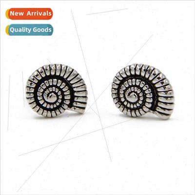 September new fun snail back shell shape cufflinks alternati