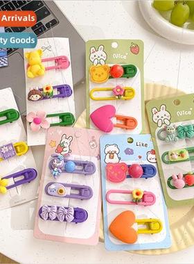 Bangs hair clips female children do not hurt hair girls ehea