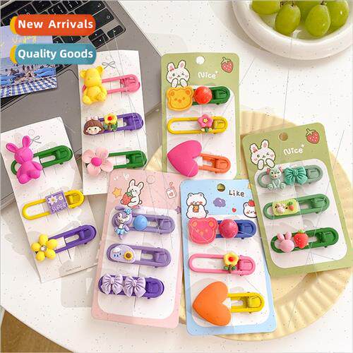 Bangs hair clips female children do not hurt hair girls ehea
