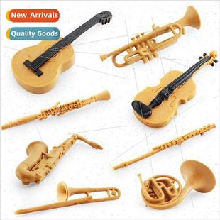 Musical Instrument Set Horn Trombone Flute Clarinet Saxophon