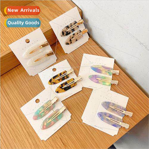 Acetate bangs clip ehead hair clip side head top clip makeup
