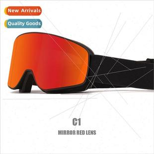 anti fog large double column adult layer goggles new ski
