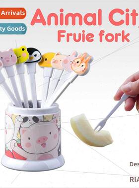 Cutlery fru k household fru stick fru k set cute small k pla