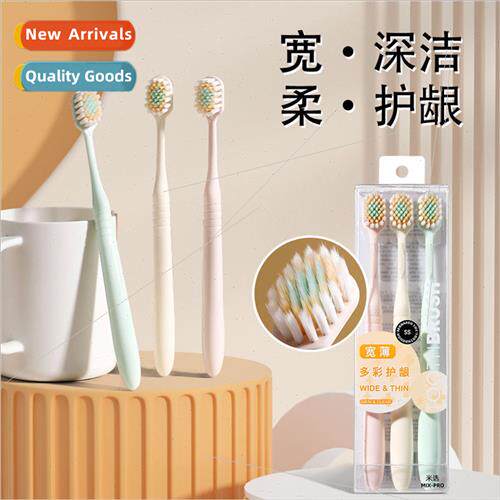 japan wide head soft bristle toothbrush adult home couples m