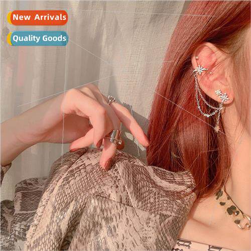 Koreaoctagonal rice character mangosteen ear bone chain ear