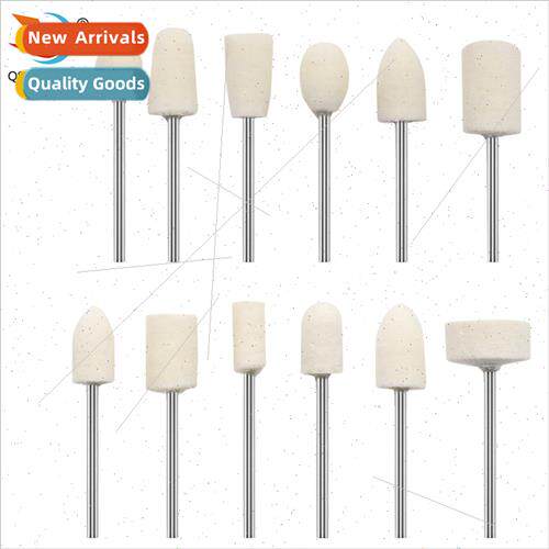 12pcs Wool Nail Polish Bs Wool Polish Bs Set 2.35mm Shank Wo