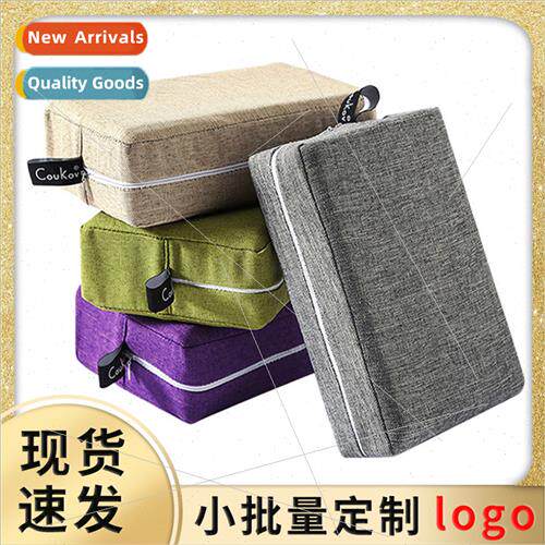 Beginner yoga blocks foam bricks practicing dance dance leg