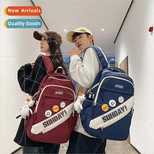 capacy Japan bag female shoulder large ins Schoolbag tide