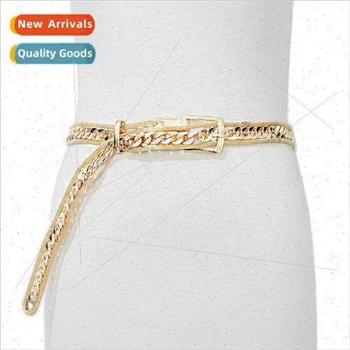 Women waist chain fashion simple ladies chain belt personali