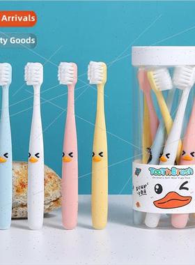 ttle Whe Duck 8pcs bucket set soft bristles children toothbr