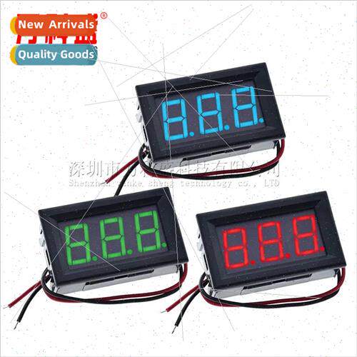 Two-wire 0.36-inch DC5V-120V DC Digal Voltmeter Digal Voltme