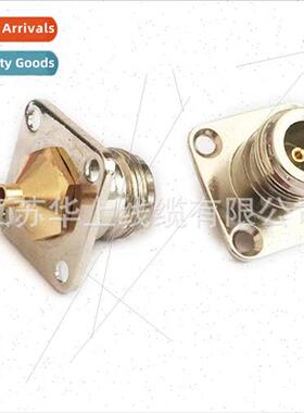 RF coaxial connector N-KFB2 spl gold-plated to 086/RG405 sem