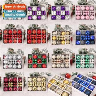 painted Christmas Creative ornaments sets ball Christma