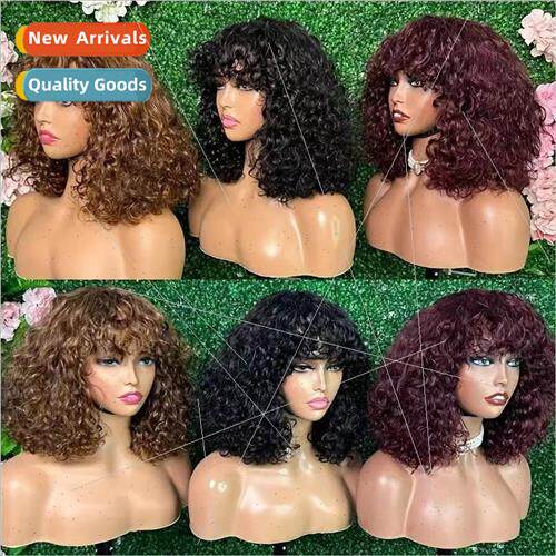 New wig African ladies fashion wig short curly hair Tangle t