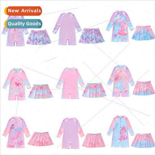 New children swimsuits 适用women girls middle large children