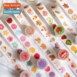 Genki gas station die-cut washi tape ins salt girl cute deco