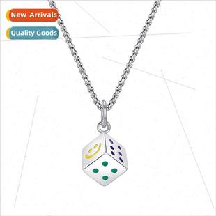 Pendant che Stainless Hop Hip Dice Steel Tanium New Europe