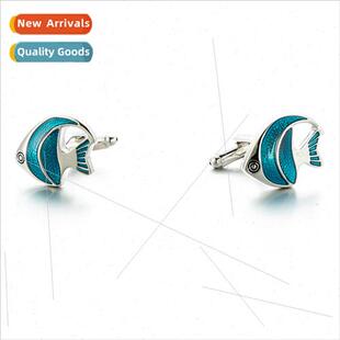 Qualy French Shirt Cufflinks Fish Cufflinks Tropical Fish Cl