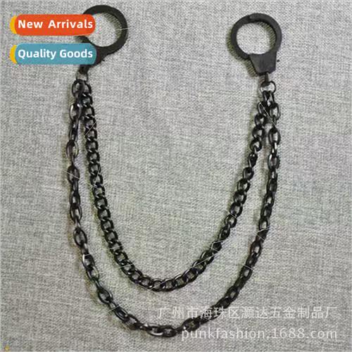 Personalized -mainsam tide pants chain double alloy pants ch
