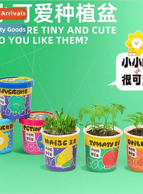Little cute planting pots 适用children students small pots p