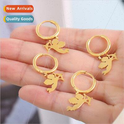 Angel Eros Cupid earrings niche earrings childish girl 2021
