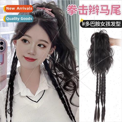 Wigs 适用women simulation braided hair boxer braids millenni