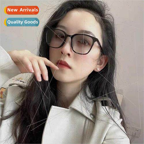 Retro gm sunglasses women large frame thin plate sunglasses