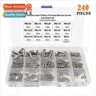 304 Mach Stainless M2.5 Phillips 260pcs Steel