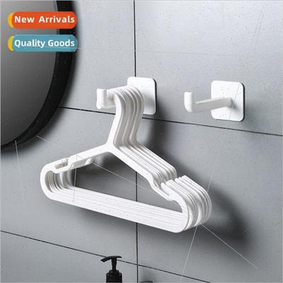 Clothes rack organizer God hole-free wall-mounted household