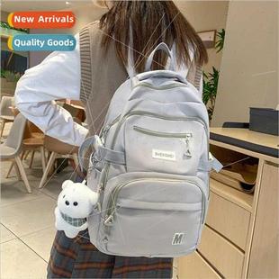 new Korean student bag sch capacy female large Shoulder Mori