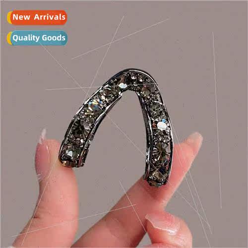 High ponytail fixed artifact half pill head tie hairpin fema