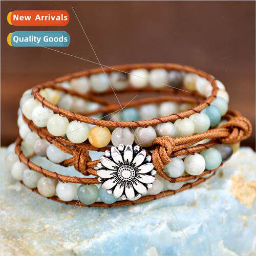 Stone Handmade Bracelet Jewelry Women Bohemian Twisted Ethni