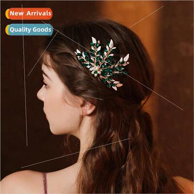 Europe retro bridal headdress wedding dress jewelry aestheti