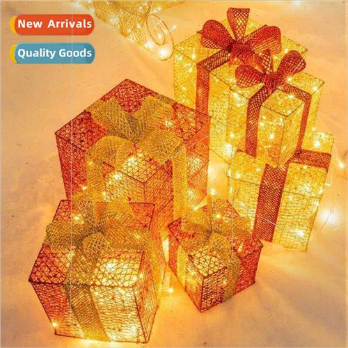 Christmas  Box Illuminated  Box Christmas Tree Decoration Wi