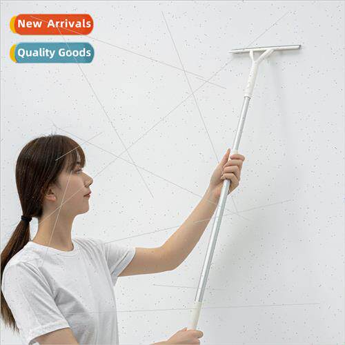 Household retractable long handle wiper glass cleaner tiles