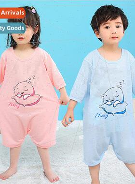 2023 summer thin cotton infants young children crawling craw