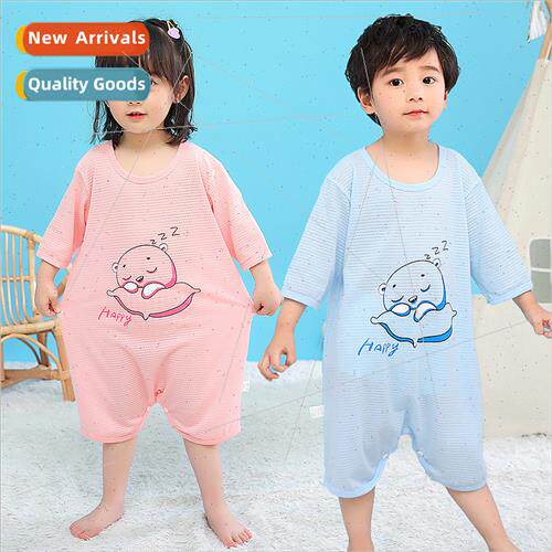 2023 summer thin cotton infants young children crawling craw