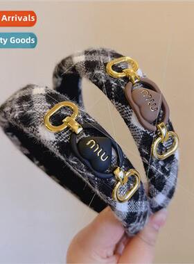 new fall winter milk flannel high skull top hair band hundre