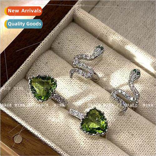 zirconia spir snake ear buckle female whout ear holes earrin