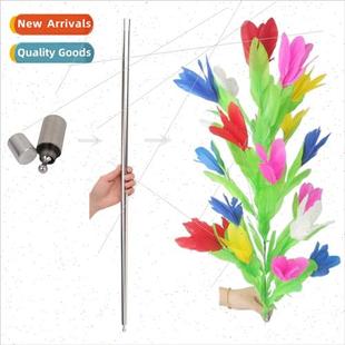 Wand Feather Flower Three Flo Steel Shrinking