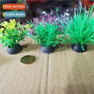 simulation aquascape aquatic plants decor Fish aquarium tank