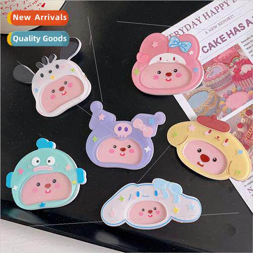 Cartoon acrylic bangs clip cute hair clip clip side clip hea