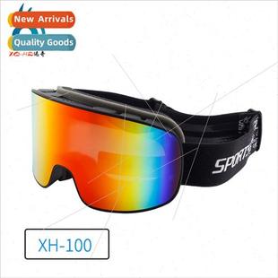 double layer set glasses myopia can goggles fog Skiing anti