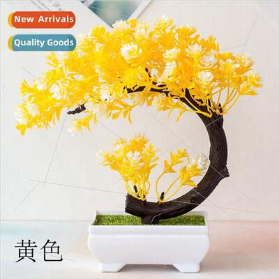 Fake flowers mini simulation greenery potted plants potted p