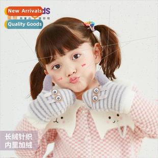 fall and winter New anti gloves windproof freezing childrens