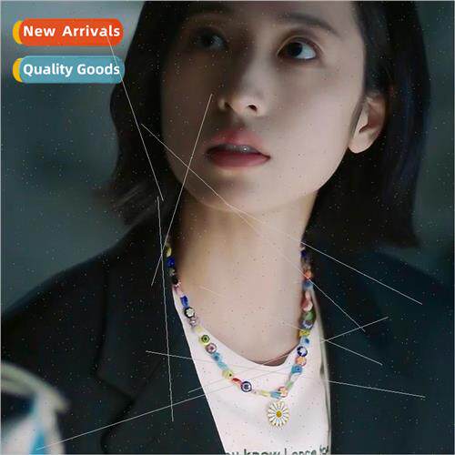 Autumn winter hundred fresh flowers collarbone chain Korean